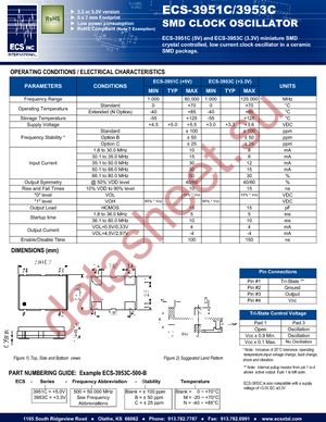 ECS-3951C-018-TR datasheet  